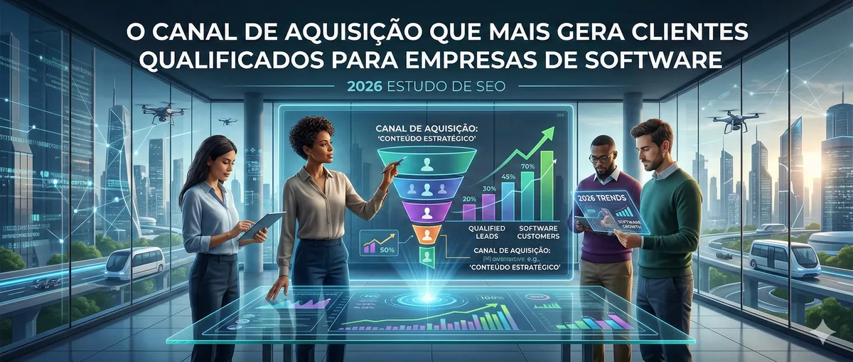 SEO em 2026: O Canal de Aquisição Que Mais Gera Clientes Qualificados para Empresas de Software